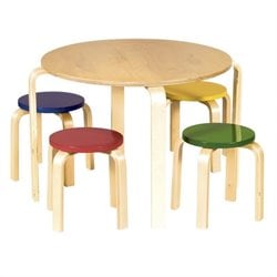 Guidecraft Nordic Table and Chairs (Color)