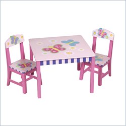 Guidecraft Butterfly Table and Chair Set