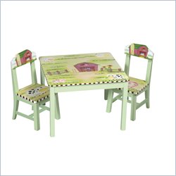 Guidecraft Little Farm House Table and Chair Set