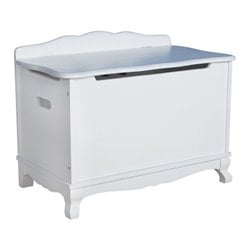 Guidecraft Classic White Toy Box