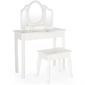 Guidecraft Classic White Vanity and Stool