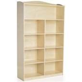 Guidecraft Birch 60 High Single-Sided Bookcase