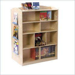 Guidecraft Birch Double-Sided Bookcase