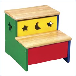 Guidecraft Moon and Stars Storage Step-Up
