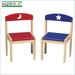 Guidecraft Moon and Stars Extra Chairs (Set of 2)