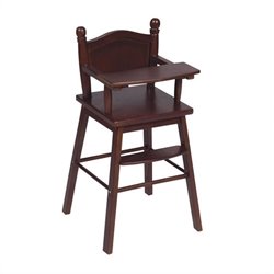 Guidecraft Espresso Doll High Chair