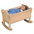 ADD TO YOUR SET: Guidecraft Natural Doll Cradle