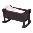 ADD TO YOUR SET: Guidecraft Espresso Doll Cradle