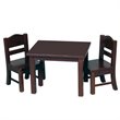 ADD TO YOUR SET: Guidecraft Espresso Doll Table and Chair Set