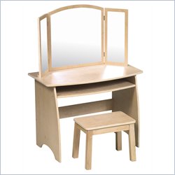 Guidecraft Birch Play Vanity and Stool
