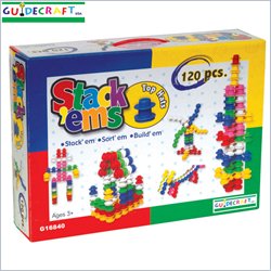 Guidecraft Stack ems - Top Hats - 120 pcs.