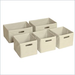 Guidecraft Mission Wicker Baskets - Set of 5