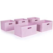 Guidecraft Classic Fabric Baskets - Set of 5