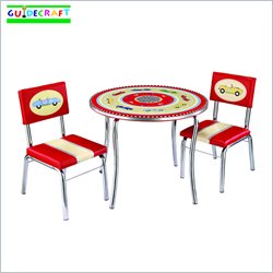 Guidecraft Retro Racers Table & Chairs Set