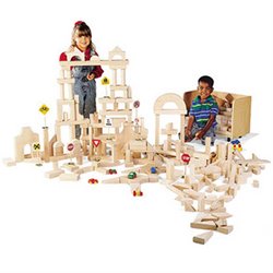 Guidecraft Hardwood Classroom Blocks - 390 pieces