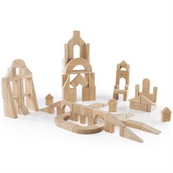 Guidecraft Hardwood Classroom Blocks - 170 pieces