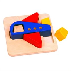Guidecraft Primary Puzzle: Airplane