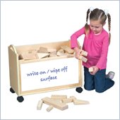 Guidecraft School Supply Block Cart