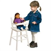 Guidecraft Doll High Chair in White