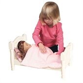 Guidecraft Doll Bed in White