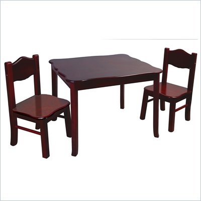Guidecraft Classic Espresso Table and Chairs