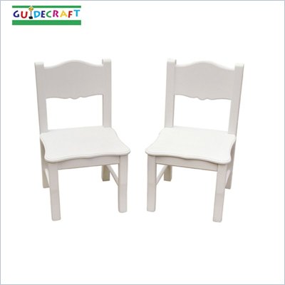 Guidecraft Classic White Extra Chairs (Set of 2)