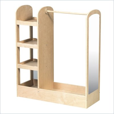 Guidecraft Natural See and Store Dress Up Center