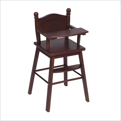 Guidecraft Espresso Doll High Chair
