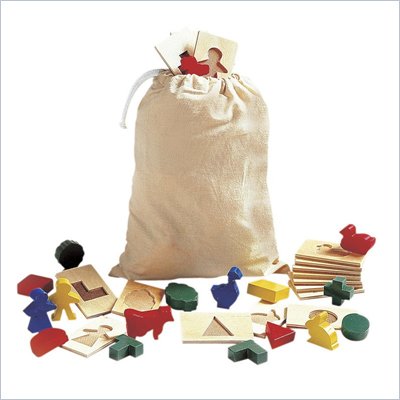Guidecraft Hardwood 3D Feel and Find