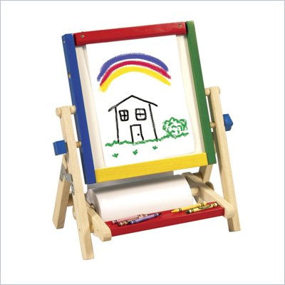 Guidecraft Hardwood 4-In-1 Flipping Easels Tabletop Easel