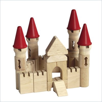 Guidecraft Hardwood Table Top Castle Blocks