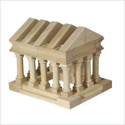 Guidecraft Hardwood Table Top Greek Blocks