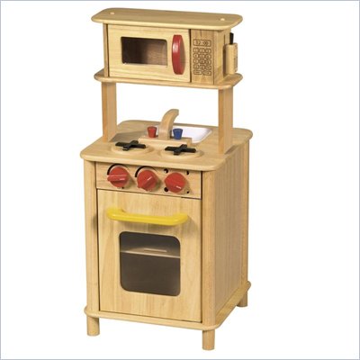Guidecraft Solid wood Natural Kitchenette Center