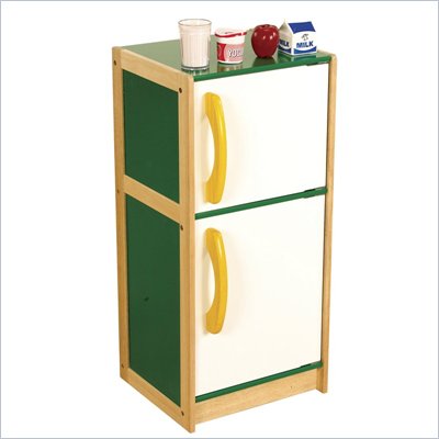 Guidecraft Hardwood Color-Bright Refrigerator