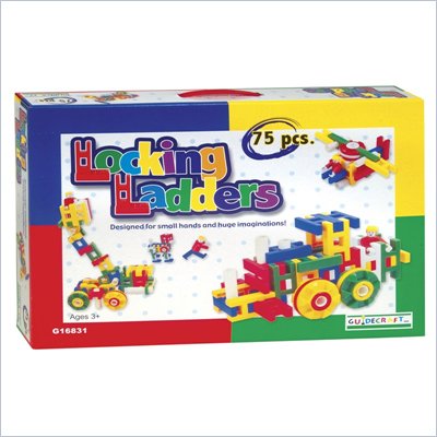 Guidecraft Locking Ladders 75 Pieces