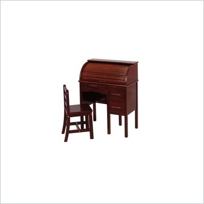 Guidecraft Jr. Rolltop Desk: Espresso