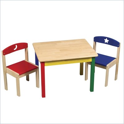 Guidecraft Moon and Stars - Table and Chair Set