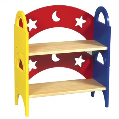 Guidecraft Moon and Stars - Stacking Bookshelf (Set of 2)
