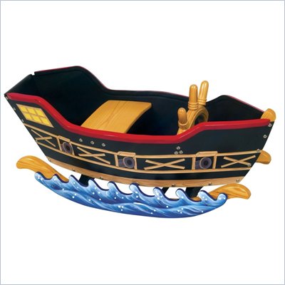 Guidecraft Wooden Retro Rockers Pirate Boat