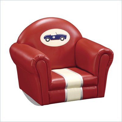 Guidecraft Retro Racers Upholstered Rocker