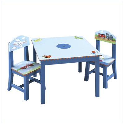 Guidecraft Transportation Table and Chair Set