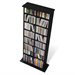 Prepac Double CD DVD Media Storage Rack in Black