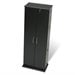Prepac Grande Locking CD DVD Media Storage Cabinet in Black