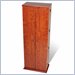 Prepac Grande Locking CD DVD Media Storage Cabinet in Cherry and Black