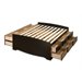 Prepac Sonoma Black Tall Full Platform Storage Bed with 12 Drawers