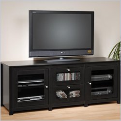 Prepac Arturo Series Plasma/LCD 2 Drawer Black TV Console