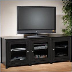 Prepac Arturo Series Plasma/LCD 3 Door Black TV Console