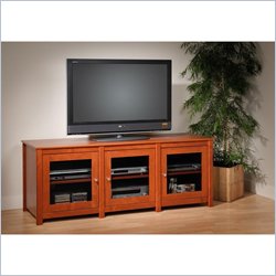 Prepac Arturo Series Plasma/LCD 3 Door Cherry TV Console