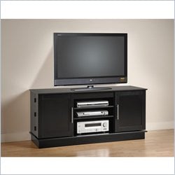 Prepac Lorenzo Black 60" Audio Video Console