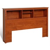 Prepac Monterey Full / Queen Bookcase Headboard in Cherry Finish